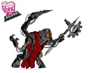 Rating: Safe Score: 0 Tags: 3_arms 3_eyes 5:4 adeptus_mechanicus armor axe barefoot cable clothing crossover cybernetic_attachment cybernetic_body cybernetics cyborg drill drill_arm e621 equid equine feet friendship_is_magic full-length_portrait hasbro headgear helmet hi_res horse hydraulics joints machine male mammal melee_weapon metallic_body multi_arm multi_eye multi_limb my_little_pony orange_eyes ponification pony portrait robe simple_background solo tech_priest tube unknown_artist warhammer_(franchise) warhammer_40000 weapon white_background wire User: bunchy7s