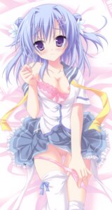 Rating: Explicit Score: 0 Tags: blue_hair blush bra breasts female panties panty_pull pointy_chin rule34 skirt tagme thighhighs uniform User: bunchy7s