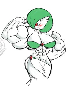 Rating: Questionable Score: 0 Tags: abs blush bra breasts clothing doctorplaid e621 female gardevoir generation_3_pokemon green_hair hair humanoid mammal muscular muscular_female muscular_humanoid nintendo not_furry pokemon pokemon_(species) pokemorph red_eyes solo thick_thighs underwear white_body white_skin wide_hips User: bunchy7s