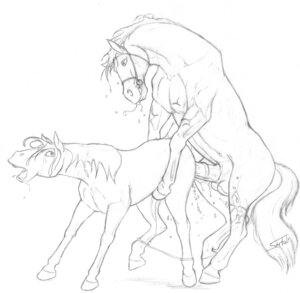 Rating: Explicit Score: 0 Tags: animal_genitalia animal_penis balls bodily_fluids bound cum duo e621 equid equine equine_genitalia equine_penis erection female feral feral_on_feral genital_fluids genitals hooves horse male male/female mammal monochrome nude open_mouth penis saliva sertoli sex sketch tail tilly User: bunchy7s
