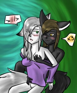 Rating: Questionable Score: 0 Tags: 5:6 anthro blush canid canine duo e621 female female/female fox grey_hair grope hair madadh_ruadh mammal tail x3 User: bunchy7s Rating: Questionable Score: 0 Tags: 5:6 anthro blush canid canine duo e621 female female/female fox grey_hair grope hair madadh_ruadh mammal tail x3 User: bunchy7s