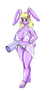 Rating: Questionable Score: 0 Tags: anthro big_breasts bikini biped breasts clothed clothing e621 female ffuffle fur lagomorph leporid mammal purple_body purple_fur rabbit skimpy solo standing swimwear two-piece_swimsuit wide_hips User: bunchy7s