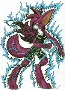 Rating: Safe Score: 0 Tags: anthro canid canine e621 electricity female fox hellgoddess hi_res lightning mammal solo tail User: bunchy7s