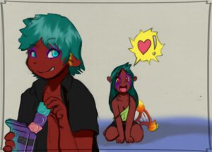 Rating: Questionable Score: 0 Tags: 2013 anthro band-aid bandage bare_shoulders blue_eyes blush breasts cainethelongshot clothed clothing colored condom duo e621 female hair heart_symbol imminent_sex maddock_(cainethelongshot) male mammal mustelid off_shoulder open_mouth red_eyes sexual_barrier_device shindorei smile tail tail_motion tailwag User: bunchy7s