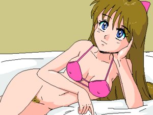 Rating: Explicit Score: 0 Tags: anime_style bikini blue_eyes bottomless brown_hair closed_mouth color female female_only front_view hairbow human on_side pale_skin pixel rule34 simple_background smile solo User: bunchy7s Rating: Explicit Score: 0 Tags: anime_style bikini blue_eyes bottomless brown_hair closed_mouth color female female_only front_view hairbow human on_side pale_skin pixel rule34 simple_background smile solo User: bunchy7s