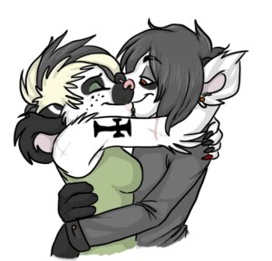 Rating: Safe Score: 0 Tags: alternative_fashion anthro black_hair clothing duo e621 ear_piercing female freckles glamfur goth hair kiss_on_lips kissing lemur low_res male mammal piercing primate scar shirt short_hair simple_background strepsirrhine tattoo topwear white_background zeriara zeriara_(character) User: bunchy7s Rating: Safe Score: 0 Tags: alternative_fashion anthro black_hair clothing duo e621 ear_piercing female freckles glamfur goth hair kiss_on_lips kissing lemur low_res male mammal piercing primate scar shirt short_hair simple_background strepsirrhine tattoo topwear white_background zeriara zeriara_(character) User: bunchy7s