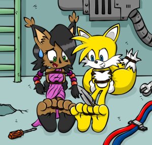 Rating: Questionable Score: 0 Tags: 3_toes anthro archie_comics barefoot bdsm blue_eyes bondage bound breasts brown_body brown_fur canid canine captured clothed clothing cracks digital_creature duo e621 feathers feet felid feline female foot_focus fox fully_clothed fur ladder lynx male mammal miles_prower multi_tail nicole_the_lynx nude plantigrade restrained restraints rope screwdriver sega shadz-the-fox sitting soles sonic_the_hedgehog_(archie) sonic_the_hedgehog_(comics) sonic_the_hedgehog_(series) submissive submissive_female submissive_male tail toe_bondage toe_restraints toes toes_tied tools wire wrench yellow_body yellow_fur User: bunchy7s