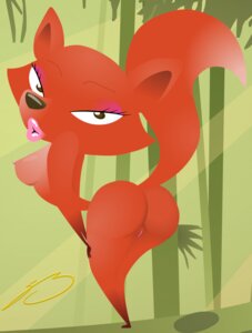 Rating: Explicit Score: 0 Tags: anthro bedroom_eyes black_nose breasts butt canid canine cartoon_saloon duckface e621 eyelashes eyeshadow female fox fox_(skunk_fu) fur genitals half-closed_eyes looking_at_viewer looking_back makeup mammal narrowed_eyes nipples orange_body orange_fur raised_tail seductive side_boob skunk_fu small_waist solo steven_stagg tail vulva wasp_waist User: bunchy7s