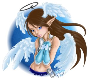 Rating: Safe Score: 0 Tags: 2007 black_halo blue_eyes brown_hair clock e621 elf feathered_wings feathers female gaia_online hair halo head_wings humanoid lips not_furry pink_lips pocketwatch retasha solo standing unusual_wing_placement watch watermark winged_humanoid wings User: bunchy7s