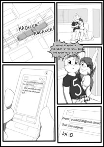 Rating: Questionable Score: 0 Tags: acchan_(arkaid) anthro arkaid black_border blush border buckteeth cellphone cheek_tuft clothed clothing comic cuddling dialogue domestic_cat duo e621 electronics english_text eye_through_hair eyes_closed facial_tuft felid feline felis femboy flip_phone footwear fully_clothed fur hair hat headgear headwear hi_res holding_object hybrid inside_train lagomorph legwear leporid long_hair looking_up male mammal minoru monochrome phone public public_transportation rabbit shirt sitting socks sound_effects tail teeth text text_on_clothing text_on_shirt text_on_topwear the_neon_children the_neon_children:_the_comic topwear train train_station translucent translucent_hair tuft vehicle vibrating young young_anthro User: bunchy7s