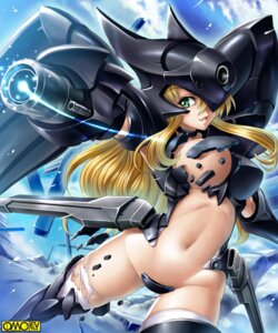 Rating: Questionable Score: 0 Tags: 1girls arm_cannon blonde_hair breasts buster curvy damaged female female_only green_eyes kagami large_breasts light_trail lost_clothes mecha_musume midriff omc pointy_chin rule34 thighhighs torn_clothes weapon User: bunchy7s
