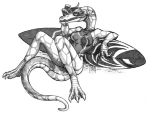 Rating: Questionable Score: 0 Tags: 2009 anthro artist_logo baryonyx biped breasts claws clothing dinosaur e621 eyewear female goggles greyscale logo monochrome non-mammal_breasts one-piece_swimsuit predaguy prehistoric_species reptile saurischian scalie sitting solo spinosaurid surfboard swimwear tail teeth theropod vehicle watercraft User: bunchy7s Rating: Questionable Score: 0 Tags: 2009 anthro artist_logo baryonyx biped breasts claws clothing dinosaur e621 eyewear female goggles greyscale logo monochrome non-mammal_breasts one-piece_swimsuit predaguy prehistoric_species reptile saurischian scalie sitting solo spinosaurid surfboard swimwear tail teeth theropod vehicle watercraft User: bunchy7s