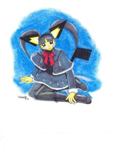 Rating: Safe Score: 0 Tags: absurd_res alternative_fashion ankh anthro anthrofied boots clothed clothing cross e621 female footwear generation_2_pokemon ghstkatt goth hi_res looking_at_viewer mammal nintendo pichu pokemon pokemon_(species) pokemorph ribbons rodent shoes solo young User: bunchy7s