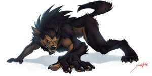 Rating: Safe Score: 0 Tags: 2008 2:1 4_toes all_fours angry anthro black_body black_fur black_nose blue_eyes bodily_fluids brown_body brown_fur canid canine canis claws e621 fangs feet fur male mammal quadruped saliva signature simple_background solidasp solo tail teeth toes white_background wolf User: bunchy7s