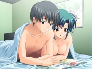 Rating: Explicit Score: 0 Tags: ariko_youichi bed black_hair blanket book brown_eyes couple cute female fortune_cookie_(game) green_hair naked_sheet nude reading rule34 shared_blanket takaya_yui under_covers User: bunchy7s