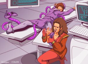 Rating: Questionable Score: 0 Tags: 2009 2girls bondage bound clothed companion_(doctor_who) dated doctor_who dress feet female female_only lipstick_mark rule34 tagme tegan_jovanka tentacle tentacle_under_clothes tentacle_under_dress the_rani tickling umojar yuri User: bunchy7s
