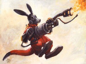 Rating: Safe Score: 0 Tags: 2012 alternate_species ambiguous_gender anthro biped blotch clothing e621 fire flamethrower footwear gloves handwear kangaroo latex latex_clothing latex_gloves latex_handwear macropod mammal marsupial mask pyro_(team_fortress_2) ranged_weapon shoes solo tail team_fortress_2 valve valve_corporation weapon User: bunchy7s