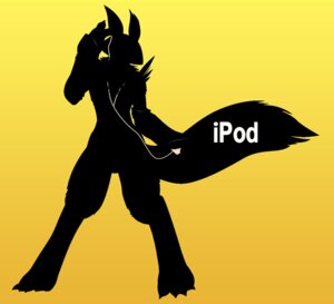 Rating: Safe Score: 0 Tags: advertisement ambiguous_gender anthro apple_inc. bandai_namco biped canid canine caption colored digimon digimon_(species) digitigrade e621 electronics fake_advertisement gradient_background ipod mammal manganiac outline parody portable_music_player pose renamon restricted_palette silhouette silhouetted_body simple_background solo standing tail y2k_(graphic_design) yellow_background User: bunchy7s