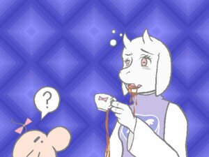 Rating: Safe Score: 0 Tags: 2d_animation 4:3 accessory ambiguous_gender animated animated_gif anthro beverage big_nose bodily_fluids boss_monster_(undertale) bovid bow_(decoration) bow_(feature) bow_accessory bow_ribbon caprine coffee container crossover cup digital_media_(artwork) drooling duo e621 earthbound_(series) epilepsy_warning female fur hair hair_accessory hair_bow hair_ribbon holding_container holding_cup holding_object horizontal_pupils horn mammal mr._saturn nintendo paws psychedelic pupils question_mark ribbons saliva short_playtime speech_bubble stare substance_intoxication tea_cup toriel undertale undertale_(series) vappyvap_(artist) whiskers white_body white_fur User: bunchy7s