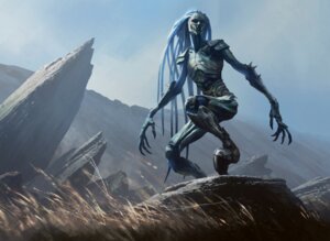 Rating: Safe Score: 0 Tags: 3d_(artwork) ambiguous_gender better_version_at_source blue_hair chase_stone detailed_background digital_media_(artwork) e621 grass hair hasbro humanoid magic:_the_gathering official_art outside plant rock sliver_(magic:_the_gathering) solo standing tentacles wizards_of_the_coast User: bunchy7s