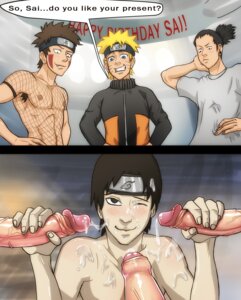Rating: Explicit Score: 0 Tags: 4boys anma big_penis boner cum erection foreskin fully_retracted_foreskin huge_penis inuzuka_kiba looking_pleasured male male_only multiple_boys multiple_males muscular nara_shikamaru naruto naruto_(series) partially_retracted_foreskin penis retracted_foreskin rule34 sai straight_hair uncensored uncircumcised uzumaki_naruto yaoi User: bunchy7s