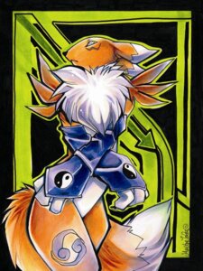 Rating: Safe Score: 0 Tags: 2011 abstract_background ambiguous_gender anthro armwear bandai_namco canid canine chest_tuft claws clothing countershading digimon digimon_(species) dipstick_tail dr-felici e621 elbow_gloves facial_markings fur gloves green_eyes handwear head_markings looking_at_viewer mammal mane markings multicolored_body multicolored_fur multicolored_tail renamon simple_background solo tail tail_markings tuft two_tone_body two_tone_fur two_tone_tail white_body white_fur white_tail yellow_body yellow_fur yellow_tail yin_yang User: bunchy7s