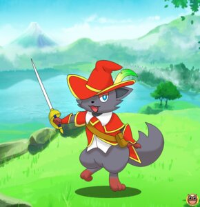 Rating: Safe Score: 0 Tags: 2011 ambiguous_gender anthro biped blue_eyes bottomless canid canine clothed clothing digital_media_(artwork) e621 generation_5_pokemon hat headgear headwear holding_melee_weapon holding_object holding_sword holding_weapon lake looking_at_viewer mammal melee_weapon nature nintendo open_mouth outside pokemon pokemon_(species) pokemorph pose shotien solo standing sword tail weapon zorua User: bunchy7s Rating: Safe Score: 0 Tags: 2011 ambiguous_gender anthro biped blue_eyes bottomless canid canine clothed clothing digital_media_(artwork) e621 generation_5_pokemon hat headgear headwear holding_melee_weapon holding_object holding_sword holding_weapon lake looking_at_viewer mammal melee_weapon nature nintendo open_mouth outside pokemon pokemon_(species) pokemorph pose shotien solo standing sword tail weapon zorua User: bunchy7s
