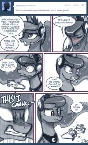 Rating: Safe Score: 0 Tags: angry blush broken_controller controller dialogue e621 electronics english_text equid equine female feral friendship_is_magic game_controller gaming hasbro headgear headphones headset horn john_joseco mammal my_little_pony mythological_creature mythological_equine mythology princess_luna_(mlp) solo speech_bubble text tumblr winged_unicorn wings User: bunchy7s