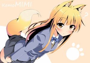 Rating: Safe Score: 0 Tags: animal_humanoid blonde_hair blush bottomwear canid canid_humanoid canine canine_humanoid clothing dansa e621 female footprint fox fox_humanoid hair humanoid jacket legwear long_hair looking_at_viewer mammal mammal_humanoid pawprint ribbons school_uniform shirt skirt solo tail thigh_highs topwear uniform yellow_eyes User: bunchy7s
