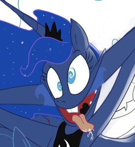 Rating: Safe Score: 0 Tags: 2013 blue_body blue_eyes blue_feathers bodily_fluids crown e621 equid equine feathered_wings feathers female friendship_is_magic hasbro headgear horn insane jewelry jowybean mammal my_little_pony mythological_creature mythological_equine mythology necklace princess_luna_(mlp) saliva smile solo sparkles teeth tongue tongue_out winged_unicorn wings User: bunchy7s