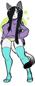 Rating: Questionable Score: 0 Tags: anthro biped clothing e621 felid female hair hands_on_hips hi_res juno_(nanodarkk) koitonic legwear long_hair mammal panties pose solo standing sweater thigh_highs topwear turtleneck underwear User: bunchy7s
