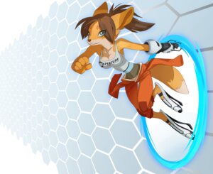 Rating: Safe Score: 0 Tags: 2013 alternate_form anthro aperture_laboratories aperture_science big_breasts biped boots breasts brown_hair canid canine chell chell_(fursona) claws cleavage clothed clothing coveralls digitigrade e621 female footwear fox hair hanging_breasts jumping jumpsuit looking_at_viewer mammal ponytail portal portal_(series) portal_gun sajira shirt shoes slim smile solo tank_top teal_eyes topwear valve valve_corporation User: bunchy7s