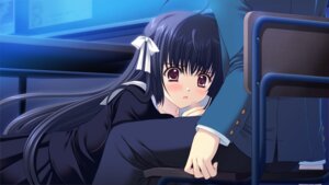 Rating: Explicit Score: 0 Tags: black_hair censored fellatio female game_cg hair hananomiya_ako long_hair male nishimata_aoi oral penis purple_eyes rule34 seifuku sekai_seifuku_kanojo User: bunchy7s