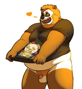 Rating: Explicit Score: 0 Tags: anthro balls bear beard bottomless chirijaraiden circumcised clothed clothing e621 eyewear facial_hair flaccid genitals giant_panda glasses happy heart_symbol himegoto123 male mammal penis shirt slightly_chubby small_penis smile solo topwear User: bunchy7s