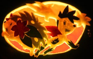 Rating: Safe Score: 0 Tags: ambiguous_gender back_plant back_shrub carving digitigrade duo e621 elemental_creature feral flora_fauna flower flower_(anatomy) food fruit generation_4_pokemon grandfathered_content head_flower jack-o'-lantern joh-wee land_forme_shaymin legendary_pokemon nintendo photography_(artwork) plant pokemon pokemon_(species) pumpkin quadruped shaymin sky_forme_shaymin User: bunchy7s