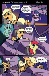 Rating: Safe Score: 0 Tags: 2011 apple_bloom_(mlp) applejack_(mlp) blonde_hair clothing comic crossover dialogue e621 earth_pony elosande english_text equid equine feathered_wings feathers female feral fluttershy_(mlp) friendship_is_magic fur green_eyes group hair hasbro horn horse mammal multicolored_hair my_little_pony mythological_creature mythological_equine mythology outlaw_star pegasus pink_eyes pink_hair pony purple_body purple_eyes purple_fur purple_hair space text twilight_sparkle_(mlp) two_tone_hair wings yellow_body yellow_feathers young young_feral User: bunchy7s