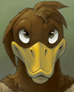 Rating: Safe Score: 0 Tags: 2013 anatid anseriform anthro avian bird brown_body brown_feathers charlie_(toki) duck e621 feathers green_eyes looking_at_viewer male oce simple_background solo User: bunchy7s