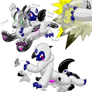 Rating: Explicit Score: 0 Tags: 2011 absol balloon balloon-quilava balloon_fetish balloon_popping feral furry humping male mightyena nintendo penis pokemon pokemon_(species) rule34 tagme User: bunchy7s