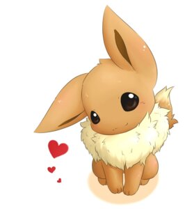 Rating: Safe Score: 0 Tags: ambiguous_gender black_eyes brown_body brown_fur brown_skin canid canine chest_tuft e621 eevee feral fur generation_1_pokemon heart_symbol looking_at_viewer mammal nintendo paws pokemon pokemon_(species) simple_background smile solo tomcat_in_sky tuft white_background User: bunchy7s