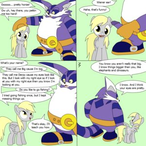 Rating: Explicit Score: 0 Tags: 1:1 3pac anthro big_the_cat comic crossover cutie_mark derpy_hooves_(mlp) dialogue domestic_cat duo e621 english_text equid equine erection feathered_wings feathers felid feline felis female feral friendship_is_magic genitals hasbro male mammal my_little_pony mythological_creature mythological_equine mythology pegasus penis quadruped sega sonic_the_hedgehog_(series) tail text wings User: bunchy7s