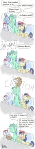 Rating: Safe Score: 0 Tags: absurd_res ball baseball_cap baseball_glove blush bonbon_(mlp) clothing comic cutie_mark dialogue e621 earth_pony english_text equid equine female feral foam_finger friendship_is_magic group hair hasbro hat headgear headwear hi_res horn horse long_image lyra_heartstrings_(mlp) mammal multicolored_hair my_little_pony mythological_creature mythological_equine mythology pony quadruped tail tall_image text tnu two_tone_hair unicorn unknown_artist User: bunchy7s