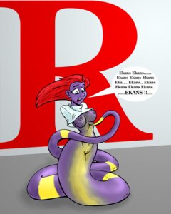Rating: Explicit Score: 0 Tags: ekans female fusion human jessie_(pokemon) naga naga_(artist) nintendo pokemon pokemon_transformation pokephilia rule34 snake_girl team_rocket transformation User: bunchy7s
