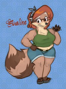 Rating: Safe Score: 0 Tags: 2014 anthro clothing conditional_dnp e621 evaline eyewear female glasses hair jonas kerchief mammal orange_hair procyonid raccoon slightly_chubby solo User: bunchy7s