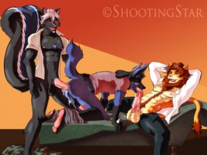 Rating: Explicit Score: 0 Tags: 4:3 abs alternate_color anal anal_penetration anthro anthro_on_anthro anthro_penetrated anthro_penetrating anthro_penetrating_anthro azure_(bluedude) balls biceps big_penis blue_body blue_fur blush bodily_fluids bottomwear bottomwear_down canid canine chest_tuft clothed clothing cum cum_in_ass cum_inside cum_on_balls cum_on_penis e621 erection facial_hair fan_character felid fellatio fur generation_4_pokemon genital_fluids genitals goatee group group_sex hair humanoid_genitalia humanoid_penis jewelry kneeling licking lion lucareon lucario male male/male male_penetrated male_penetrating male_penetrating_male mammal mephitid muscular necklace nintendo nipples nude open_clothing open_shirt open_topwear oral orgasm pantherine pants pants_down partially_clothed pecs pendant penetration penile penile_penetration penis penis_lick plantigrade pokemon pokemon_(species) sex shirt shootingstar simba09 simba_(simba09) skunk tail tongue tongue_out topwear trio tuft white_hair User: bunchy7s