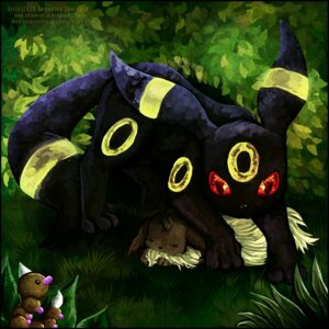 Rating: Safe Score: 0 Tags: 1:1 ambiguous_gender arthropod bioluminescence canid canine detailed_background e621 eevee eeveelution eyes_closed feral fluffy forest generation_1_pokemon generation_2_pokemon glowing grass group horn insect larva mammal nature nintendo outside plant pokemon pokemon_(species) red_eyes sayuri-lily shrub sleeping stinger tree umbreon weedle User: bunchy7s