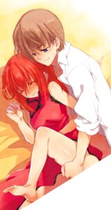 Rating: Explicit Score: 0 Tags: 1boy 1girls awa-san barefoot blue_eyes blush brown-haired_male brown_hair censored china_dress chinese_clothes closed_eyes convenient_censoring female gintama hair_down kagura_(gintama) leg_grab leg_lift light_brown_hair male okita_sougo on_side orange-haired_female orange_hair red_hair rule34 smile straight_hair sweat User: bunchy7s