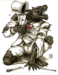 Rating: Safe Score: 0 Tags: 2009 anthro cane canid canine canis clothing e621 gentleman hat headgear headwear male mammal monochrome monster mythological_canine mythological_creature mythology open_mouth solo top_hat torn_clothing unknown_artist werecanid werecanine werecreature werewolf wolf wolsung_(rpg) User: bunchy7s