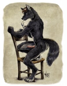 Rating: Explicit Score: 0 Tags: 5_fingers anthro black_body black_fur black_nose bodily_fluids brown_eyes brown_hair butt canid canine canis chair claws crouching e621 erection eyewear fingers fur furgonomic_piercing furgonomics furniture genital_fluids genitals glasses hair hi_res looking_at_viewer looking_back male mammal nude penis piercing precum short_hair side_view smile solo steeltael tail tail_piercing toe_claws werepuppy wolf User: bunchy7s