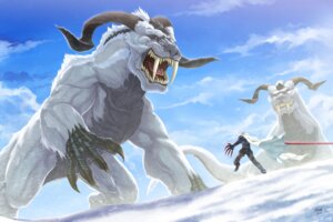 Rating: Safe Score: 0 Tags: 2010 battle cape claws clothing cloud dutch_angle e621 fangs fight green_tear group hi_res horn landscape looking_down low-angle_view macro male melee_weapon monster open_mouth outside sharp_teeth size_difference sky snow sword teeth weapon User: bunchy7s