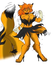 Rating: Explicit Score: 0 Tags: anthro biped breast_expansion breasts canid canine clothing e621 expansion female footwear fox genitals high_heels mammal miranda_leigh nipples shoes solo tail transformation vulva User: bunchy7s